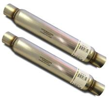 Two Exhaust Resonator Muffler Universal Fit GlassPack  2.5