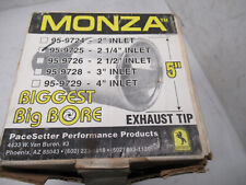 VINTAGE PACESETTER MONZA EXHAUST TIP 95-9725  2 1/4ID  SINGLE CHROME 5