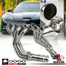 SS Long Tube Exhaust Header Manifold for 05-13 Chevy Corvette C6 Z06 LS2/LS3 V8 picture