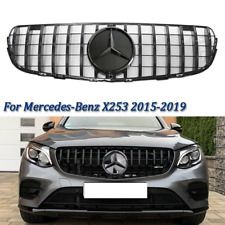 GT R Front Grille Grill For 15-19 Mercedes X253 GLC300 GLC250 GLC43AMG W/Emblem picture