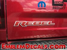 RAM REBEL Rear Emblem Decals 2016 2017 2018 picture