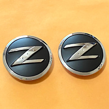 2 pcs Black Z Logo Car Side Fender Badge Emblem for 350Z 2003 - 2009 picture