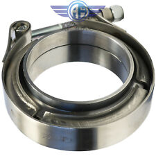 2.25'' V-Band Clamp & Flange Kit Fit Turbo Downpipe Exhaust Pipe Stainless Steel picture