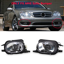 AMG Style Bumper Clear Fog Lights For Mercedes Benz W203 C32 C55 AMG picture