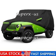 Car Cover For Jeep Wrangler 2 Door CJ YJ TJ JK Dust UV Waterproof Protection picture