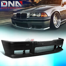 FOR 92-98 BMW E36 3SERIES 1PC M3 STYLE ABS FRONT BUMPER COVER BODY KIT+GRILLE picture