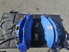 Set Front Brake Caliper Assembly Blue 34117852967 34117852968 BMW X5M X6M 15-19  picture