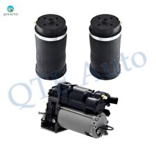 Set Air Compressor-Rear Air Spring Bag To 2012-2015 Mercedes-Benz ML63 AMG picture