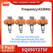 4x TPMS 5Q0907275F For Audi VW Porsche Skoda Tire Pressure Sensors 5Q0907275B picture