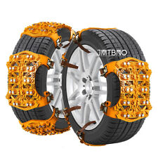 6x Universal for Anti-Skid Car SUV  Pick-up Patterned Snow Tire Chains Emergency picture