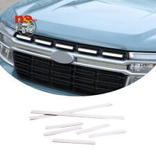 Steel Front Air Intake Center Grille Patch Kits Trim For Ford Maverick 2022-2023 picture
