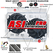 4 ROWS Radiator&Shroud Fan FOR 1964-1967 CHEVY CHEVELLE EL CAMINO GM CARS I6 V8 picture