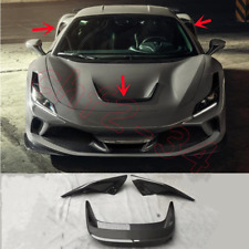 For Ferrari F8 Tributo 19-2022 Dry Carbon Fiber Front Air Hood Vent Engine Cover picture