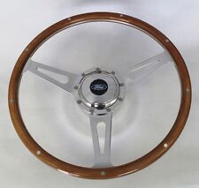 Maverick Torino Galaxie LTD GT 9 Hole Wood Steering Wheel 15