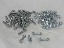 80 WHEEL ASSEMBLY BOLTS + NUTS FOR 2 or 3 PIECE WHEELS RIM 40MM LONG 8M THREAD  picture