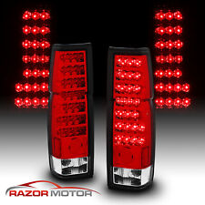 1986-97 Red Clear LED Back Tail Lights Pair For D21 Hardbody Pickup picture