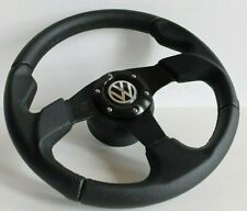 Steering Wheel VW Golf Jetta Scirocco Mk1 Mk2 Caddy Perforated Leather 1977-1988 picture