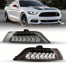 for 2015-2017 Ford Mustang Fog Lights LED DRL Sequential Signals Left & Right picture
