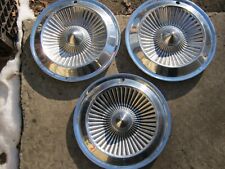 Genuine 1961 Dodge Polara Custom 14 inch hubcaps wheel covers channel clips picture