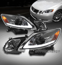 For 06-11 Lexus GS300 GS350 GS430 Xenon/non-AFS LED Projector Headlights Smoke picture