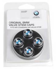 Genuine OEM Tire Valve Stem Cap Set Roundel for BMW 36110421544 picture