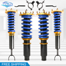PCS*4 Front & Rear Coilover Struts Shocks For 1992-2001 Honda Prelude Adj Height picture