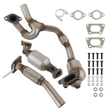 Exhaust Catalytic Converters Flex Pipe Set for Cadillac SRX 3.0L 2010-2011 New picture