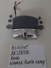 MG MIDGET AH SPRITE ORIGINAL REAR LICENSE PLATE LIGHT ASSEMBLY  EARLY YEARS picture