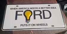 NOS Ford Better Idea Light Bulb Dealer License Plate Mustang Torino Boss GT OEM picture
