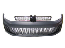 Fits 15-17 VW Golf7 MK7 GTI Front Bumper GTI STYLE NO PDC w/ LED FOG, Red Grille picture
