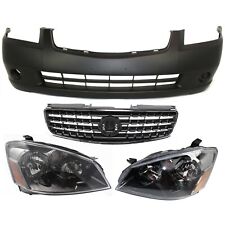 Bumper Cover Headlight Kit For 2005-06 Nissan Altima with Grille Assembly Front picture