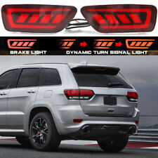 Red LED Rear Reflector Tail Light Turn Singal For 2011-2021 Jeep Grand Cherokee picture