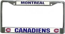 Montreal Canadiens Chrome License Plate Frame picture