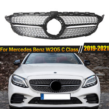 Diamond Front Grille For Mercedes Benz C-Class W205 2019-2021 C250 C300 C43 AMG picture