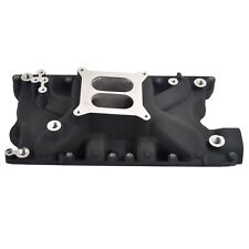 Intake Manifold Dual Plane Black for SBF Small Block Ford Windsor V8 351W picture