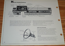 ★★1978 PLYMOUTH HORIZON DASH FEATURES ORIGINAL DEALER ONLY INFORMATION SHEET 78 picture