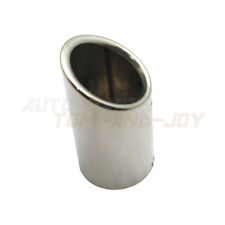 1Pcs Chrome Exhaust Muffler Pipe Tip For VW Golf Jetta Mk6 Scirocco Beetle Bora picture