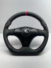 TRD Flat Bottom Steering Wheel For TOYOTA MR-2 SPYDER, CELICA, Supra MK4 JZA80 picture