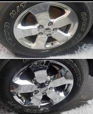 Set Of 4 IMP 8910p-c Chrome Wheel Skin Fits 11-13 Jeep Grand Cherokee 18” Rim picture