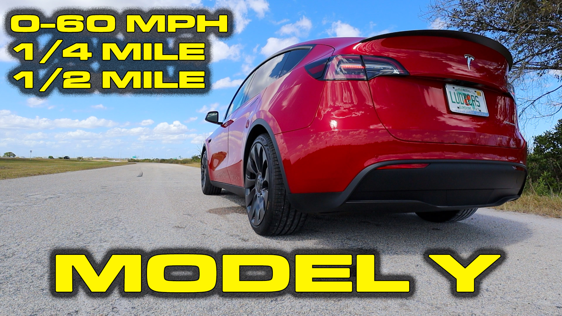 Tesla Model Y Performance 1/4 Mile Testing