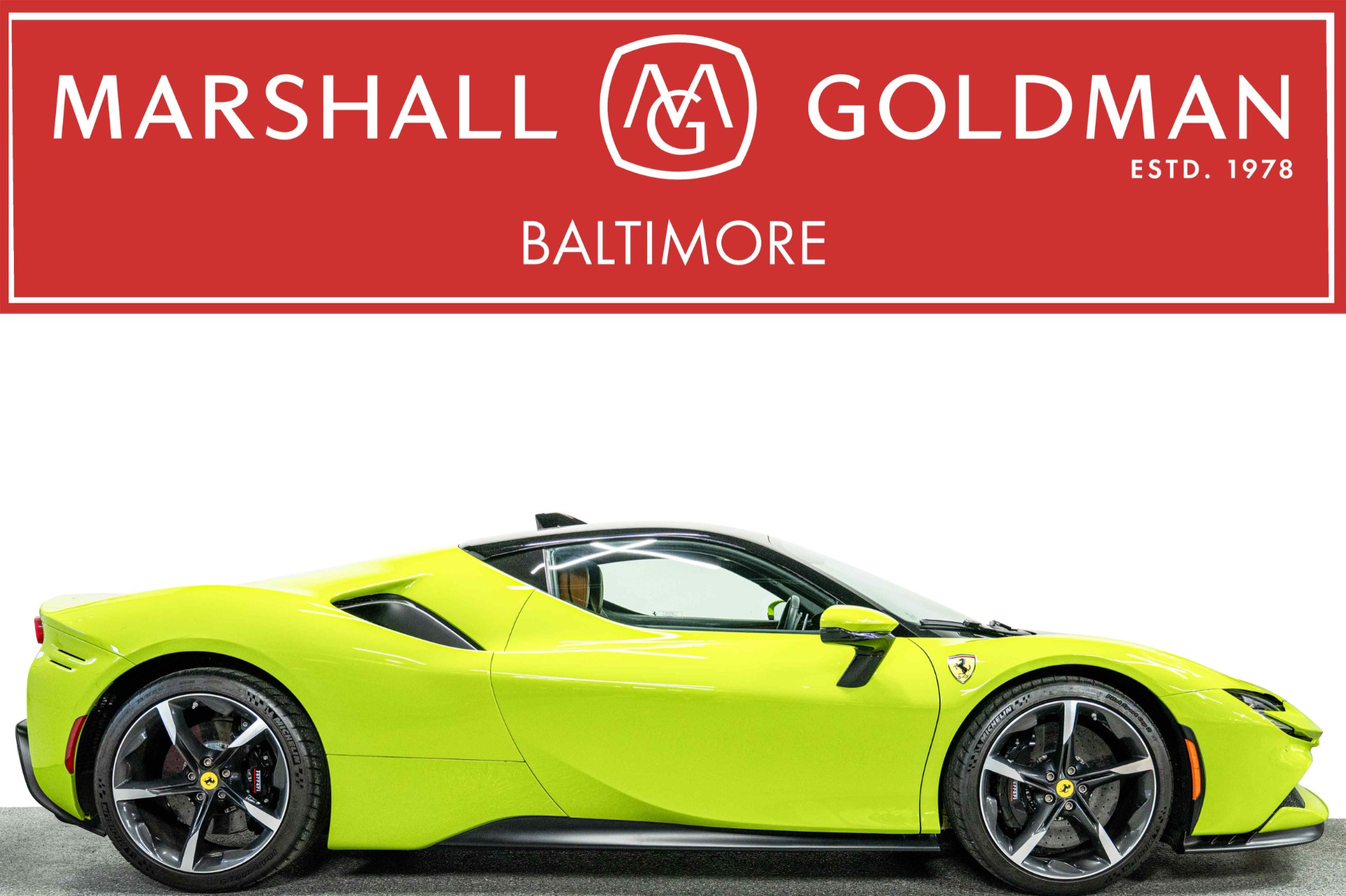 View this 2022 Ferrari SF90 Stradale -Tailor Made, Very Low Miles, $170K in Options, One of a Kind for sale at Marshall Goldman Motorcars 2022 Ferrari SF90 Stradale -Tailor Made, Very Low Miles, $170K in Options, One of a Kind for sale - $529,900 at Marshall Goldman Motorcars in Maryland