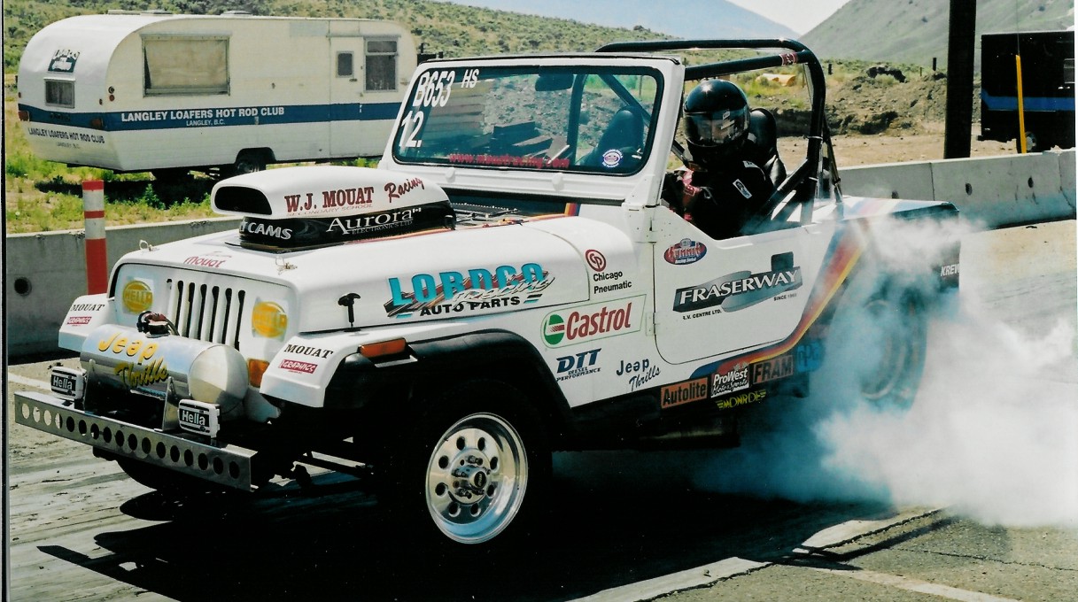 1992 Jeep Wrangler YJ 1/4 mile Drag Racing timeslip specs 0-60 -  