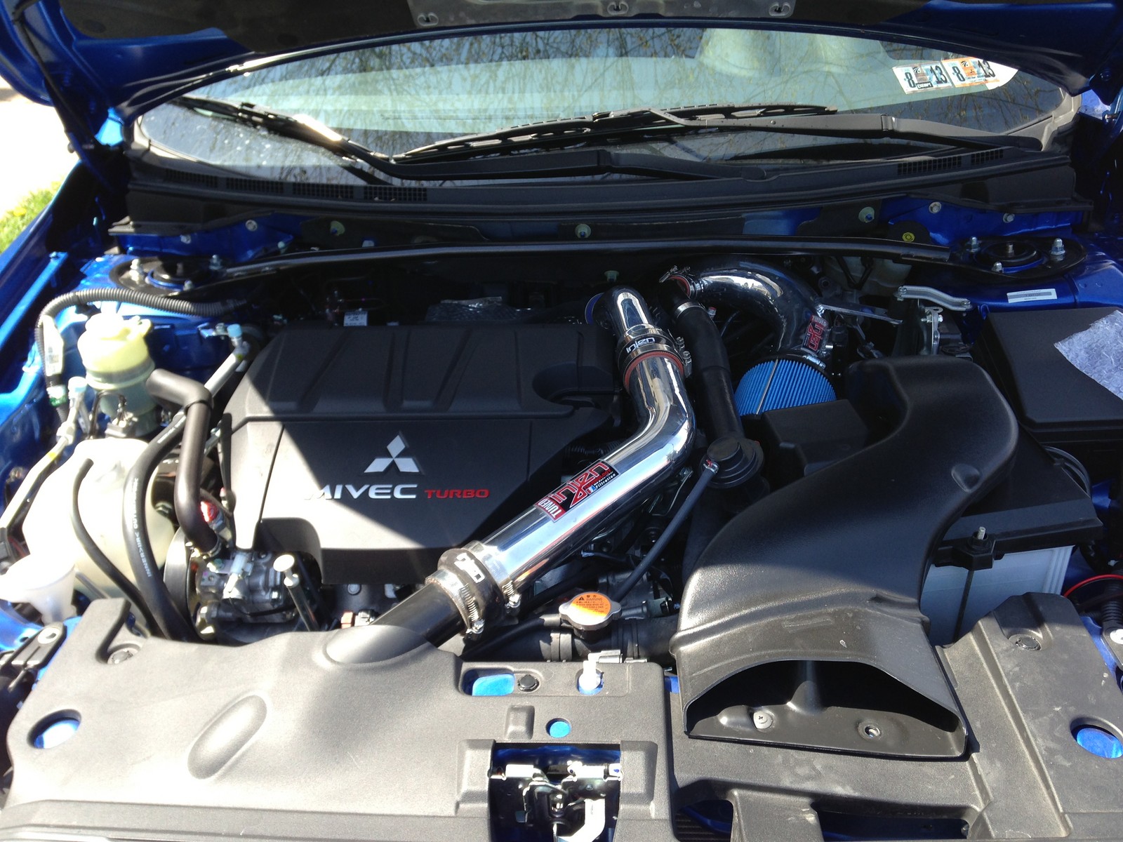 BLUE 2012 Mitsubishi Lancer RALLIART