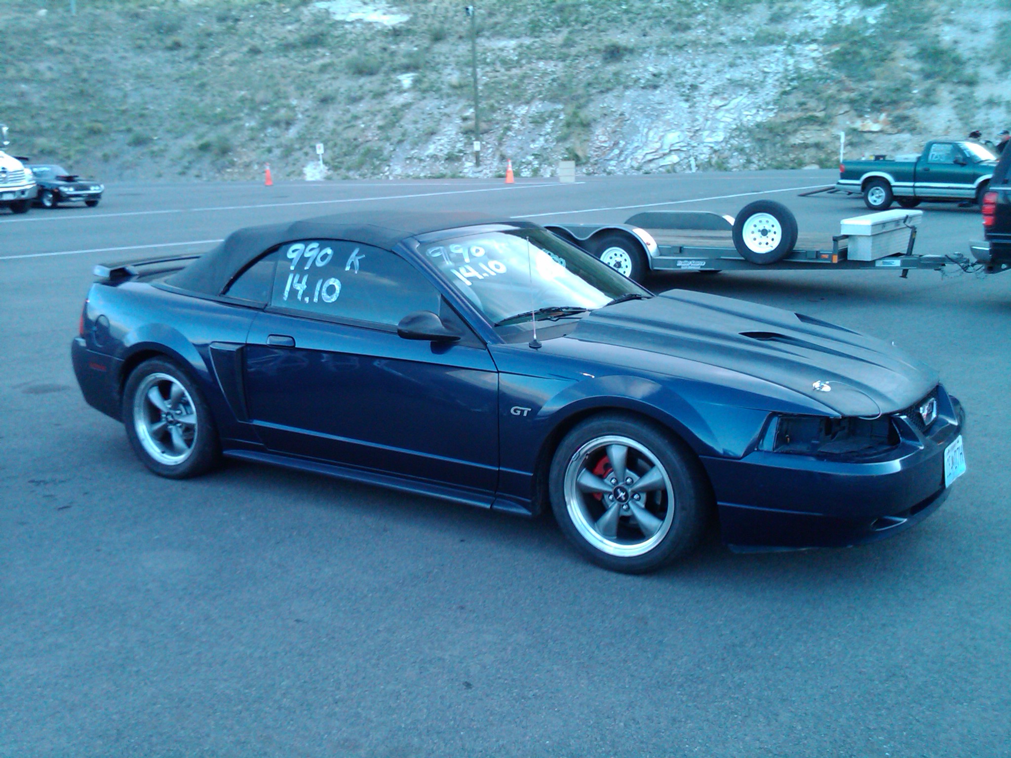2003 Ford mustang gt quarter mile time #1