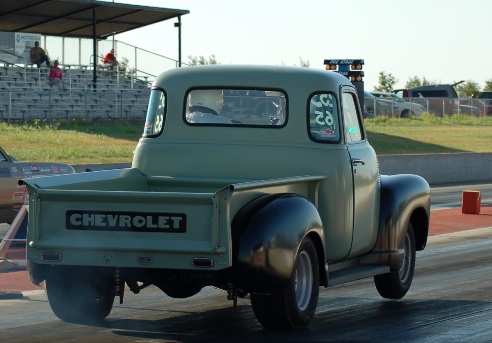 1950 Chevrolet Pickup 3100 1/4 mile Drag Racing timeslip specs 0-60