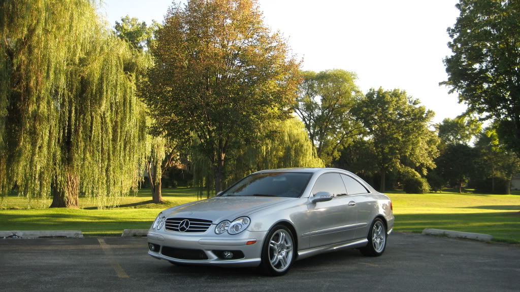 2005 Silver Mercedes-Benz CLK55 AMG Coupe picture, mods, upgrades