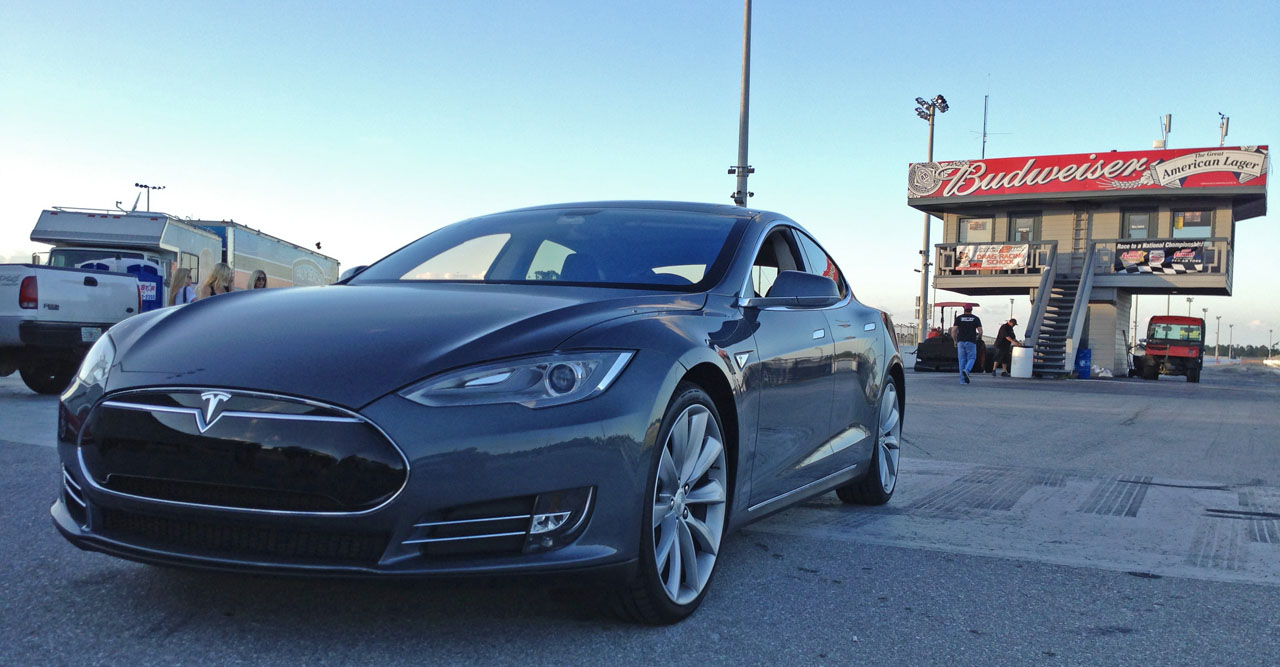 Grey 2012 Tesla Model S Performance