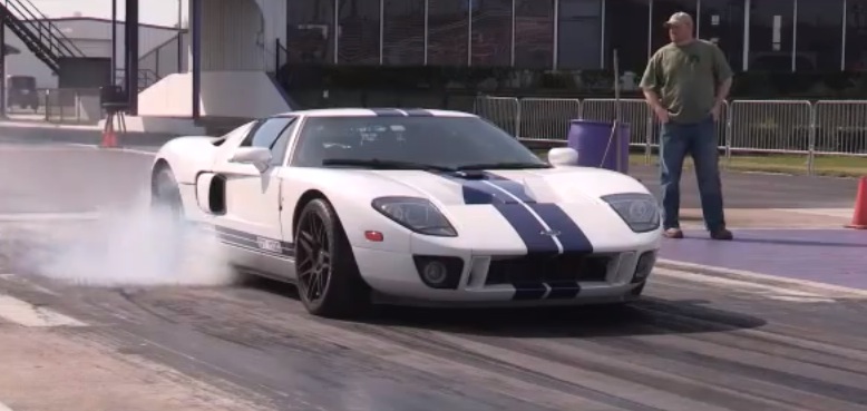 Blue White Stripes 2005 Ford GT Supercharged Twin Turbo Nitrous