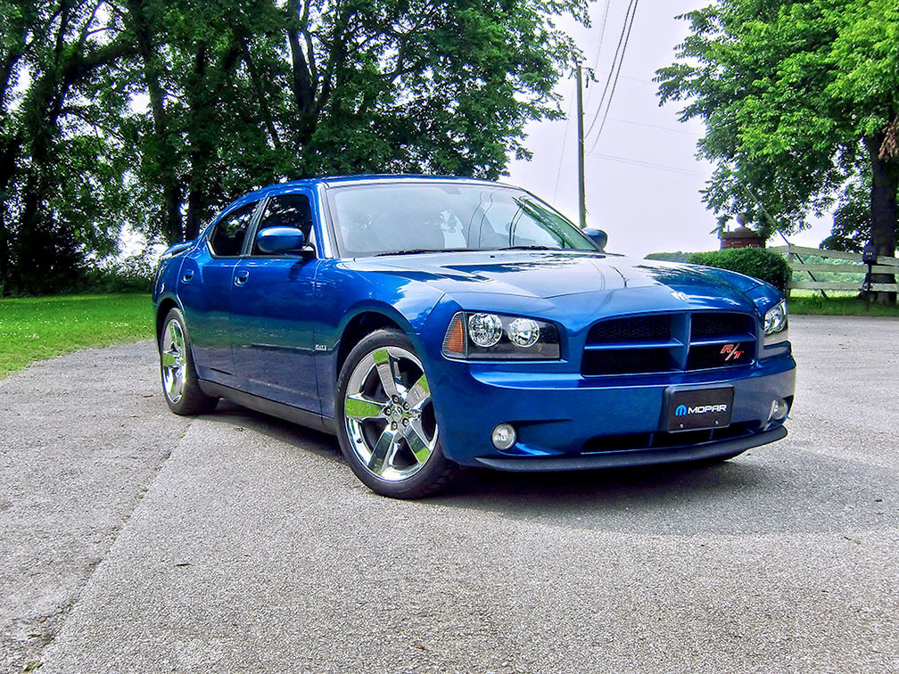Deep Water Blue Pearl 2009 Dodge Charger R/T R&T
