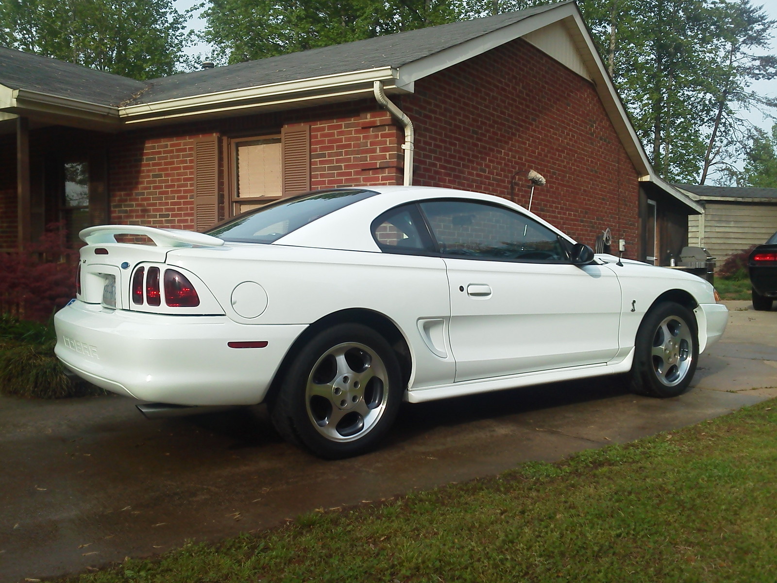White 1997 Ford Mustang Cobra